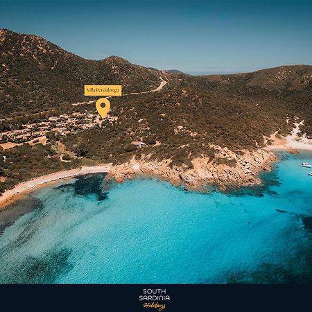Villa Perdalonga, Vista Mare Sea View Tuerredda Teulada Exteriér fotografie